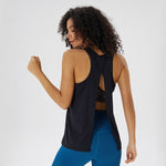 Yoga Shirt - mit verspielter Rückenpartie - GYMAHOLICS