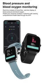Fitness Smartwatch "Coss" - Für Android und iOS - GYMAHOLICS
