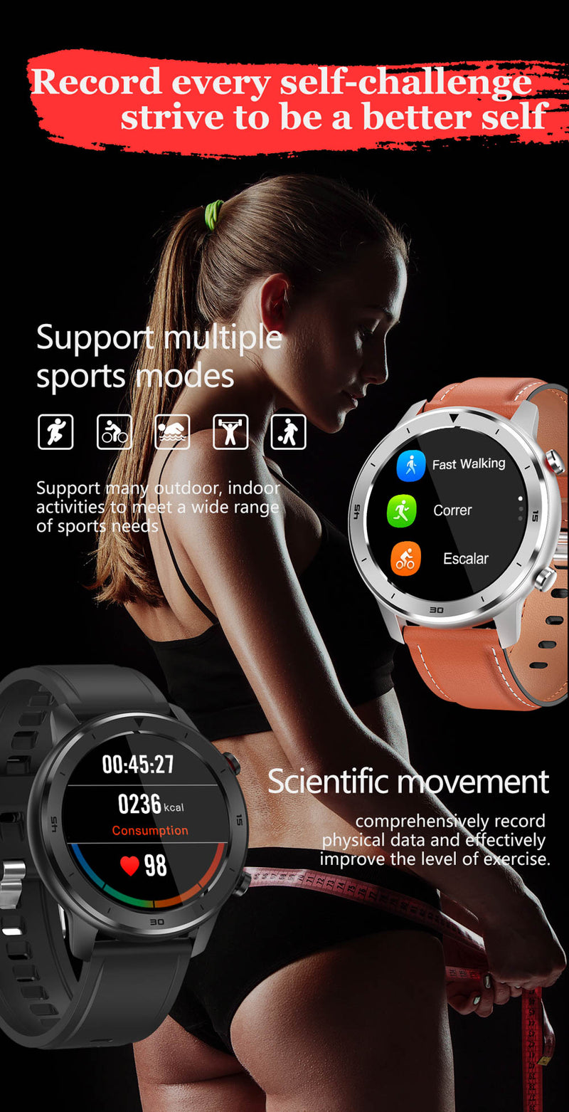 Fitness Smartwatch "Boid" - Für Android & iOS - GYMAHOLICS
