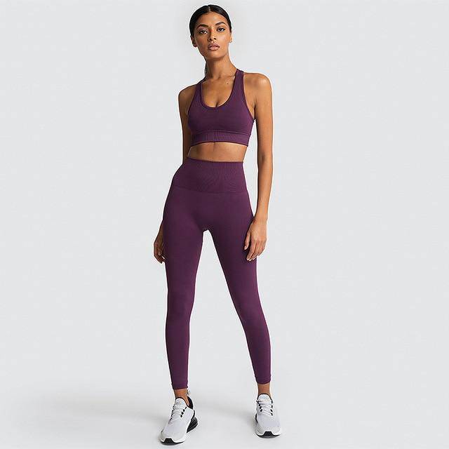 Purple Yoga Set